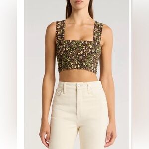 ALC Cielo Crop Printed Top